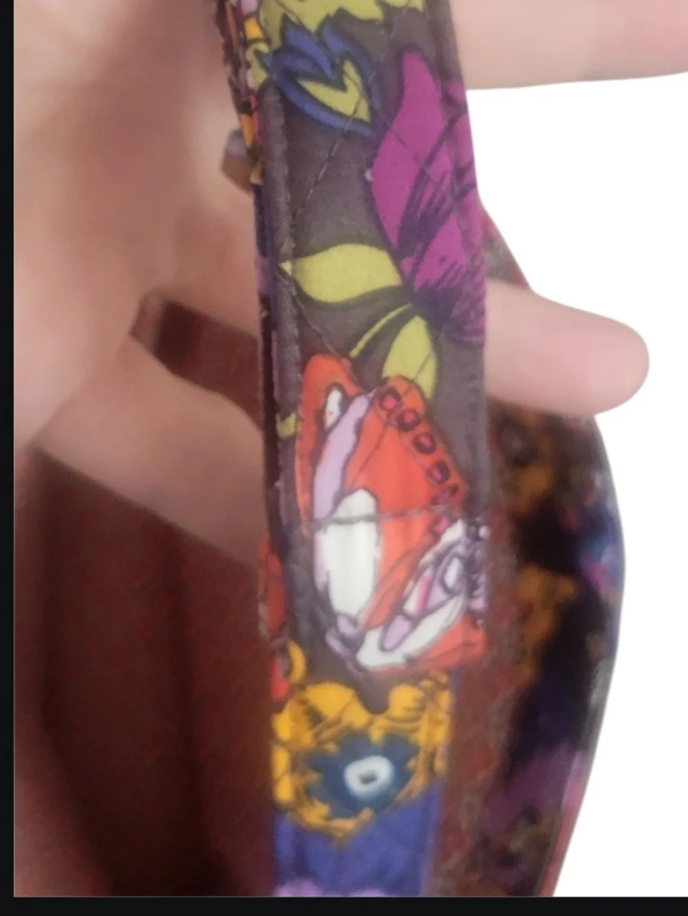 ☆NWT Vera Bradley Slouchy Silhouette Shoulder Bucket Bag Detail Colorful Bouquet